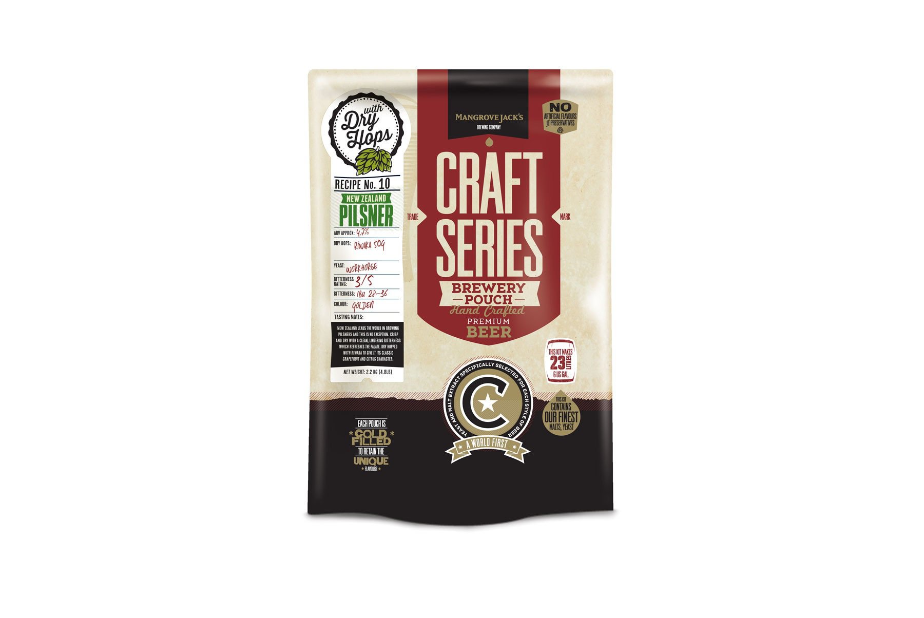 Купить Mangrove Jack's Craft Series NZ Hopped Pils 2,2 кг в Воронеже