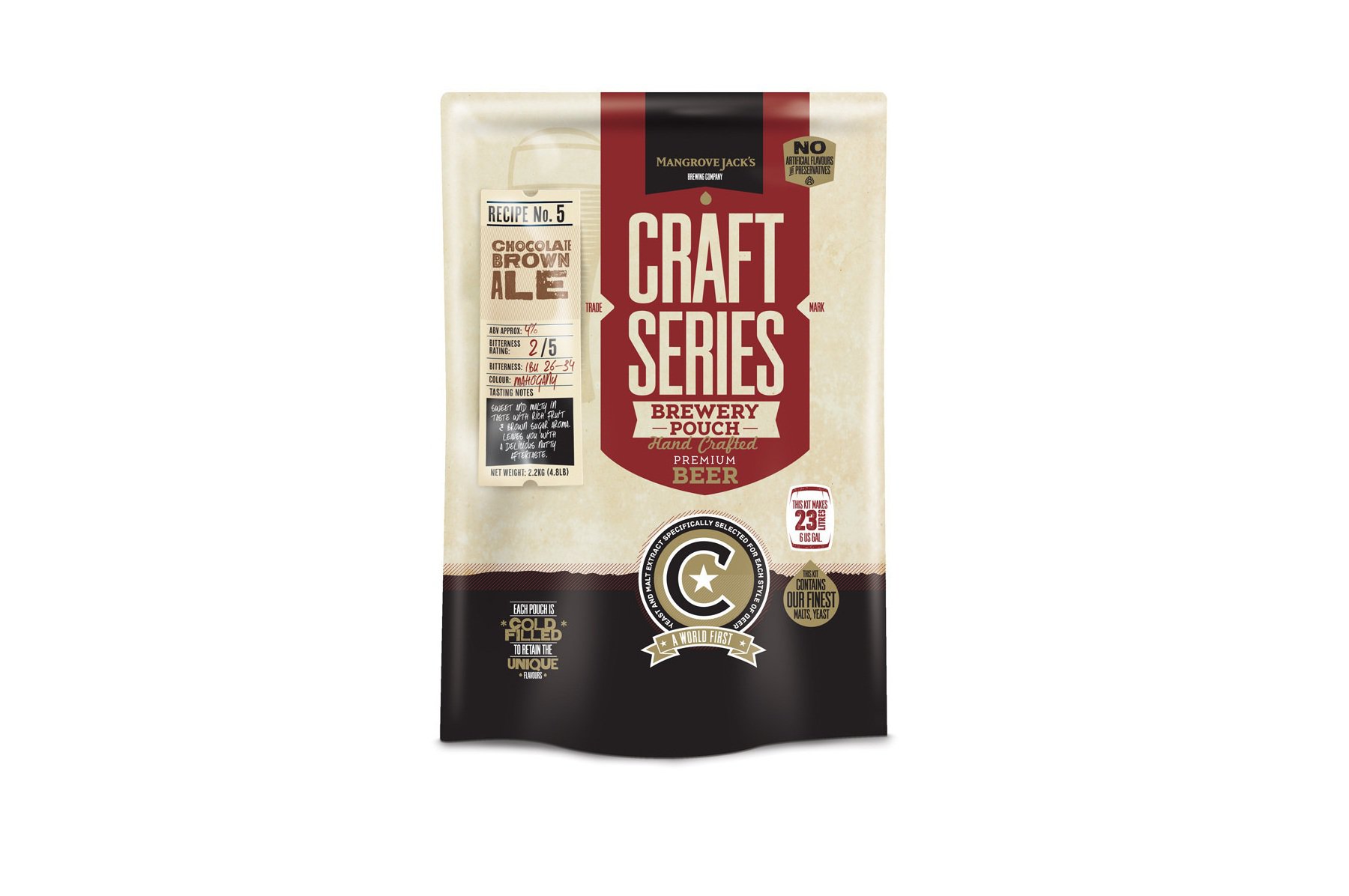 Купить Mangrove Jack's Craft Series Choc Brown Ale Pouch 2,2 кг в Воронеже