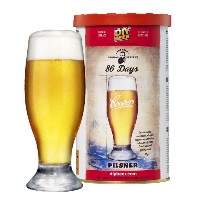 Купить Coopers 86 Days Pilsner 1,7 кг в Воронеже